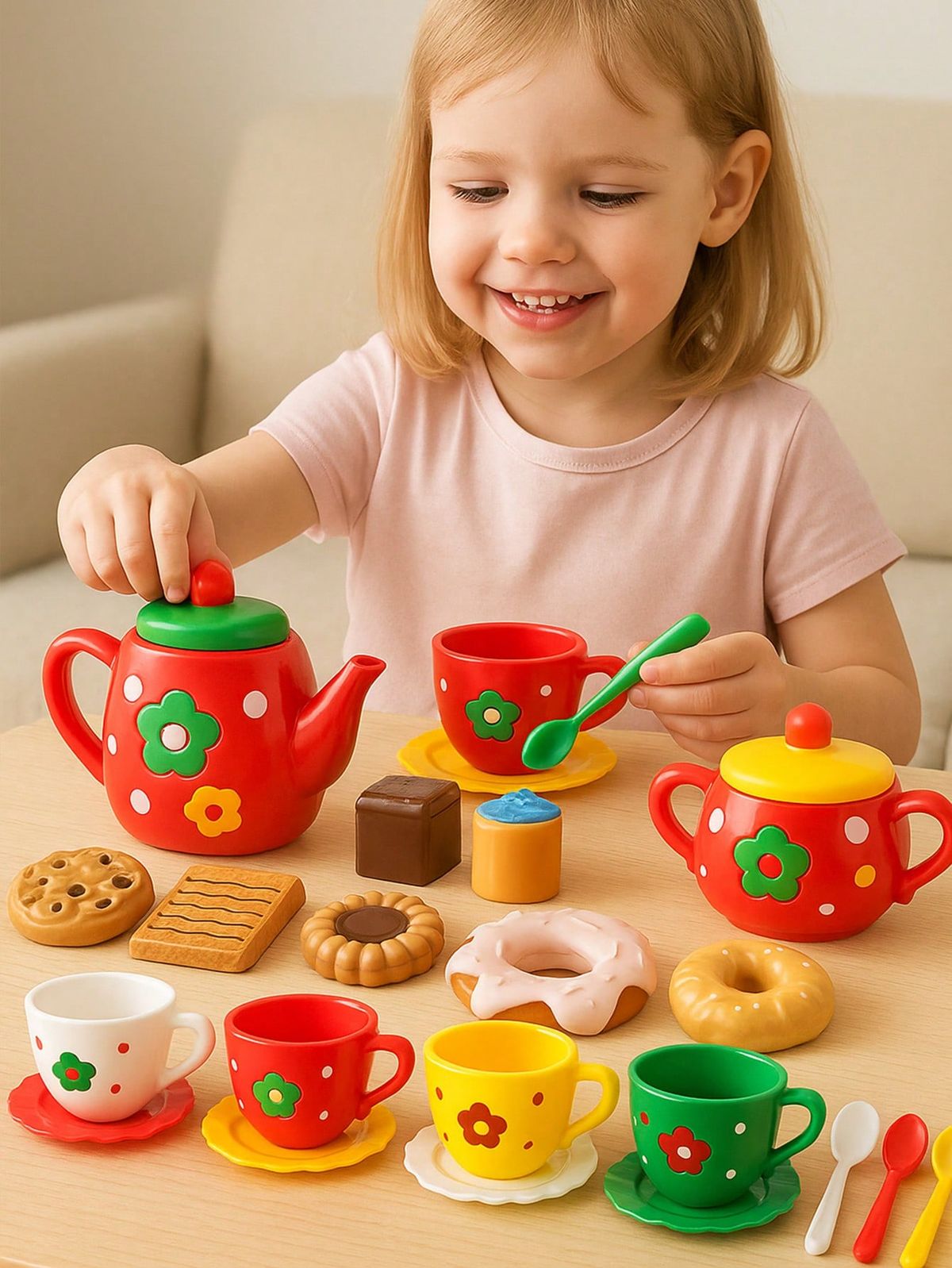 Pretend Play Kitchen Set